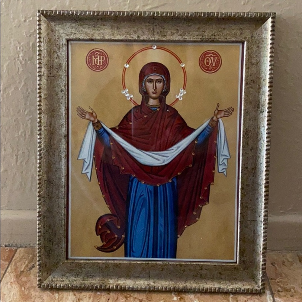 Adorned icon print